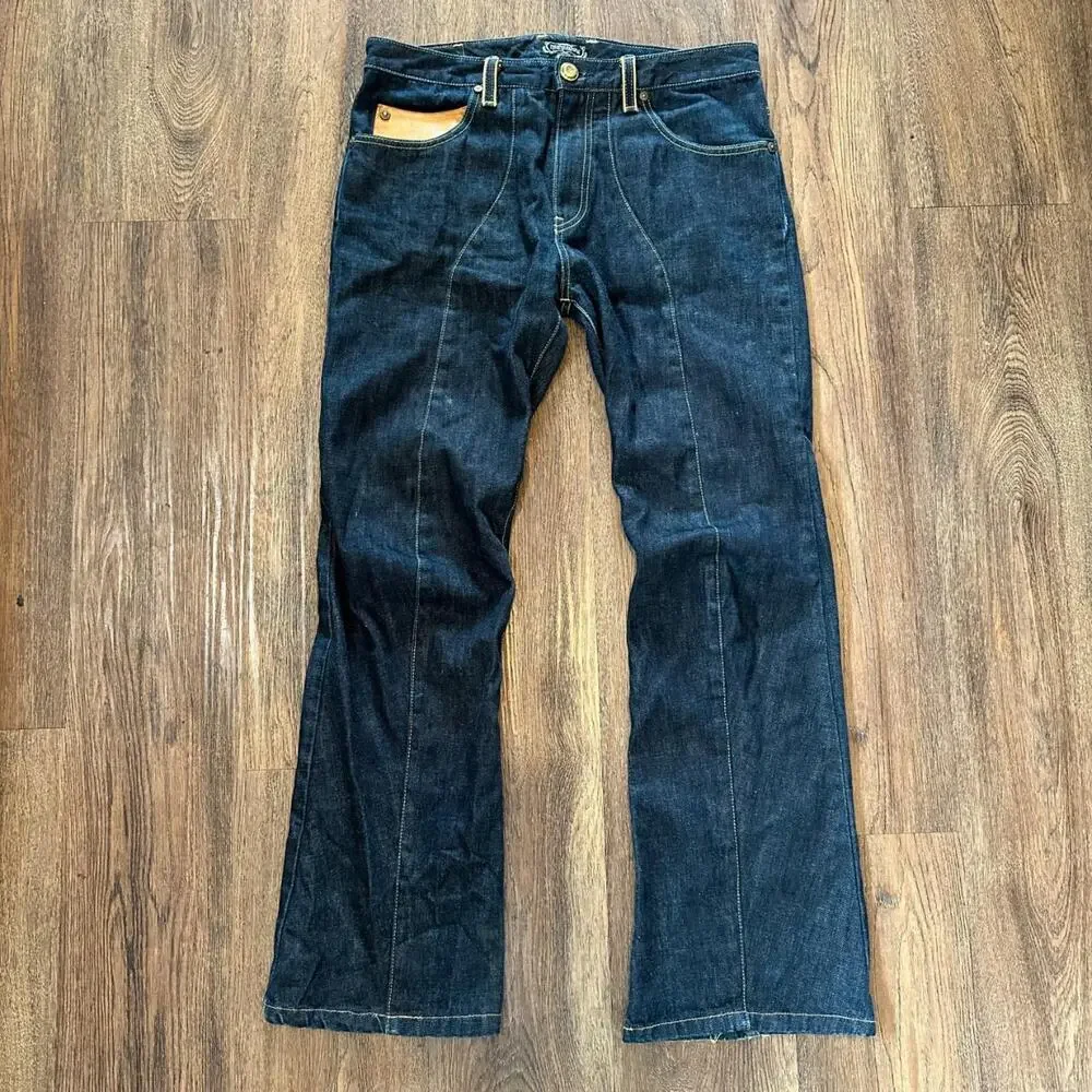Obelisk spiral flare jeans these - Picture 1 of 8